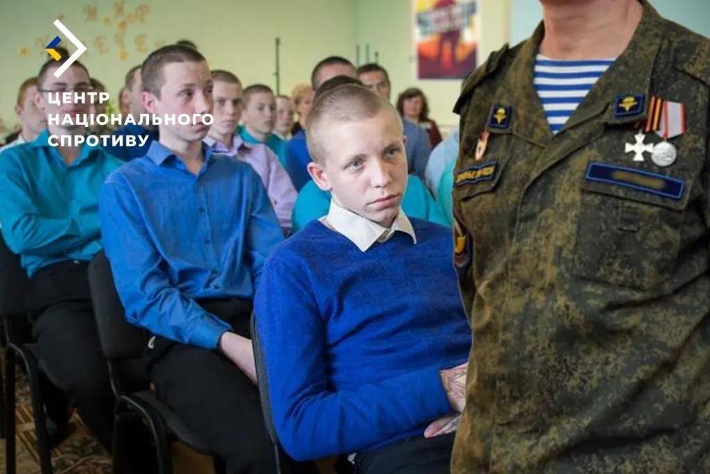 Occupants are encouraging children from orphanages to enroll in military schools, according to the CNS.