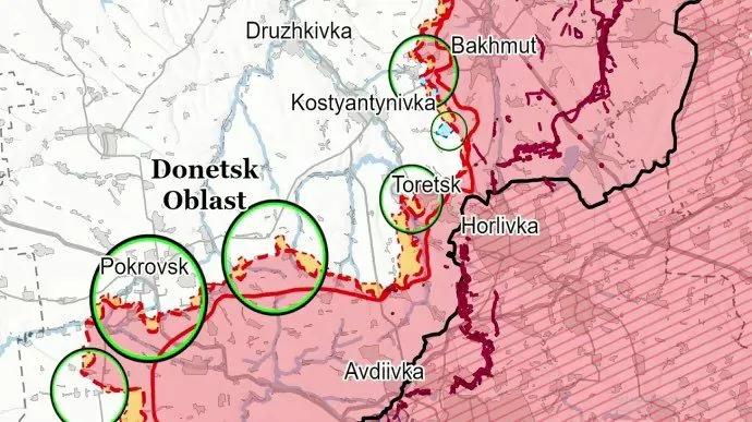 Аналітики ISW припустили, як війська РФ можуть використати просування в Торецьку.