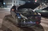 Two Hyundai cars collided in the center of Mykolaiv.