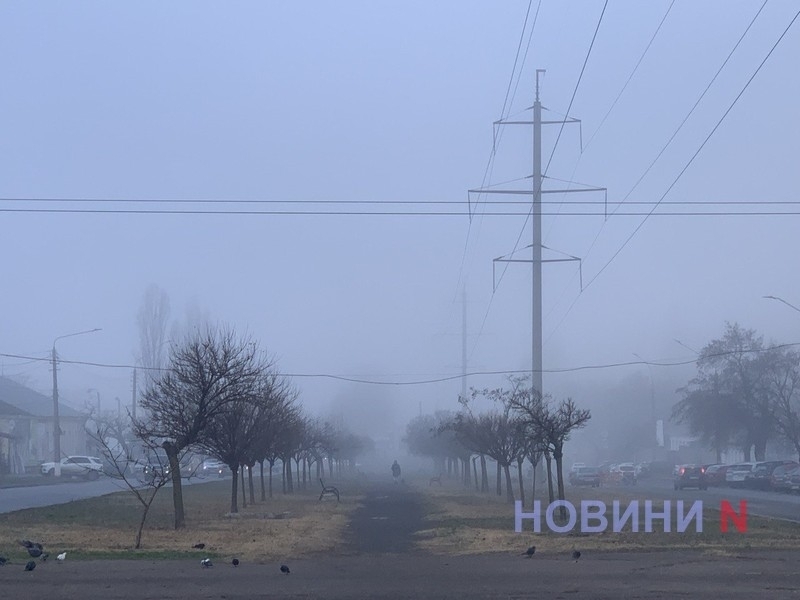 На дорогах Николаевщины – густой туман: водителей призвали быть осторожными